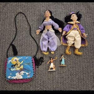 Vintage 90s Disney Aladdin & Jasmine Bundle